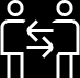 Icon zusammen mit Menschen
